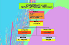 Struktur Posyandu Anggrek Kelurahan Aur Tajungkang Tengah Sawah Kecamatan Guguk Panjang Kota Buki...