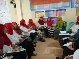 Pelaksanaan Sekolah Keluarga dikelurahan Kayu Kubu