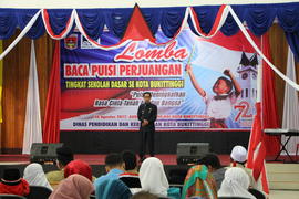 08-08-2017 Selasa, Lomba Puisi Perjuangan Tingkat SD se-Kota BKT di Auditorium LPP RRI BKT  1