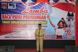 08-08-2017 Selasa, Lomba Puisi Perjuangan Tingkat SD se-Kota BKT di Auditorium LPP RRI BKT  1
