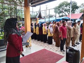 Foto Upacara Pada Dinas Sosial pada tanggal 24 oktober 2022 foto 2