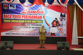 08-08-2017 Selasa, Lomba Puisi Perjuangan Tingkat SD se-Kota BKT di Auditorium LPP RRI BKT  1