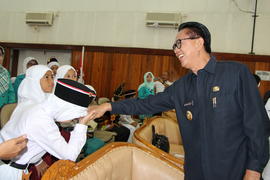 08-08-2017 Selasa, Lomba Puisi Perjuangan Tingkat SD se-Kota BKT di Auditorium LPP RRI BKT  1