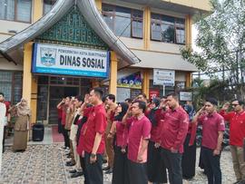 Foto Upacara Pada Dinas Sosial pada tanggal 24 oktober 2022 foto 16