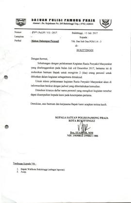 Khazanah Arsip Seksi Operasional &amp; Pengendalian