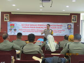 Berkas Khazanah Arsip Bimtek Satpol PP Kota Bukittinggi th 2018