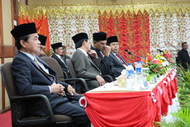 Foto 56. Pelantikan Anggota DPRD Kota Bukittinggi Periode Tahun 2014 s/d 2019