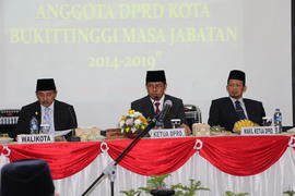 Foto 18. Pelantikan Anggota DPRD Kota Bukittinggi Periode Tahun 2014 s/d 2019
