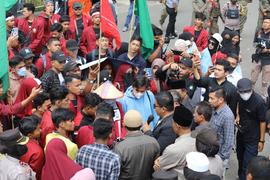 Kegiatan Demo Penolakan Kenaiakan BBM tanggal 8 September 2022