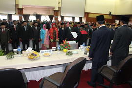 Foto 45. Pelantikan Anggota DPRD Kota Bukittinggi Periode Tahun 2014 s/d 2019