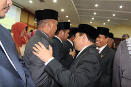 Foto 67. Pelantikan Anggota DPRD Kota Bukittinggi Periode Tahun 2014 s/d 2019