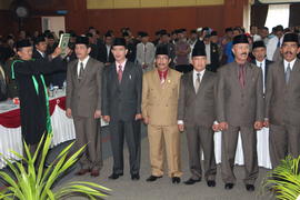 Foto 46. Pelantikan Anggota DPRD Kota Bukittinggi Periode Tahun 2014 s/d 2019