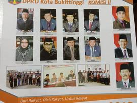 Foto 6.  DPRD Kota Bukittinggi Periode Tahun 2014 s/d 2019