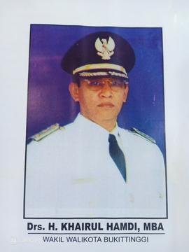 Drs. H. KHAIRUL HAMDI, MBA  Wakil WaliKota  Bukittinggi