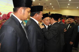 Foto 61. Pelantikan Anggota DPRD Kota Bukittinggi Periode Tahun 2014 s/d 2019