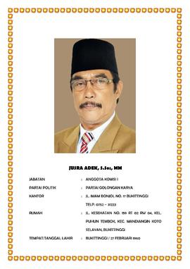 JUSRA ADEK, S,Sos, MM