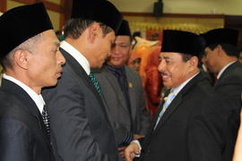 Foto 59. Pelantikan Anggota DPRD Kota Bukittinggi Periode Tahun 2014 s/d 2019
