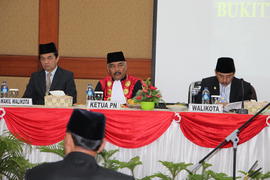 Foto 12. Pelantikan Anggota DPRD Kota Bukittinggi Periode Tahun 2014 s/d 2019