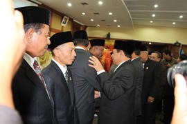 Foto 63. Pelantikan Anggota DPRD Kota Bukittinggi Periode Tahun 2014 s/d 2019